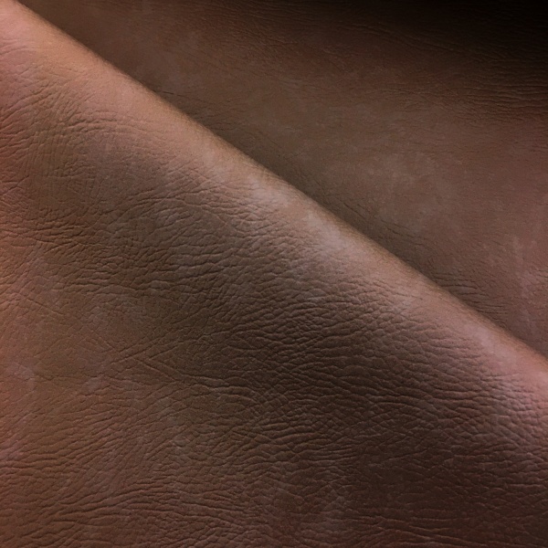 Flame Retardant Leatherette Brown